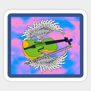 Favorite Instrument Guitar Grand Piano Sticker